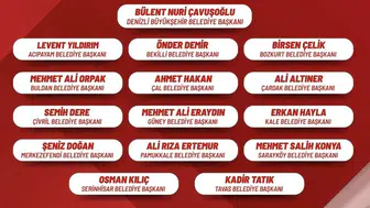 Denizli Belediye Başkanı ve 15 başkan CHP'den istifa etti