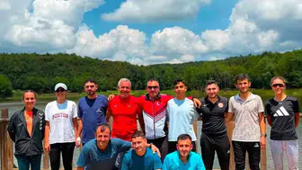 Milli forma için Düzce ormanlarında ter döküyorlar