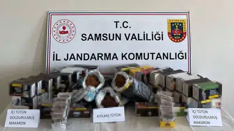 Samsun'da kaçak tütün operasyonu