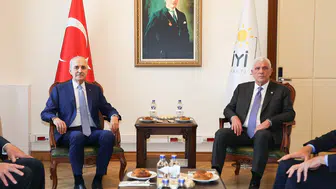 Kurtulmuş ve Dervişoğlu Meclis’te Terörsüz Türkiye gündemini konuştu
