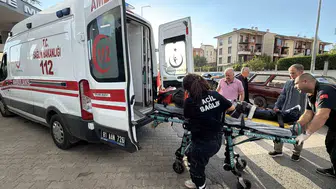 Düzce'de elektrikli bisiklet kazası Genç sürücü hastanelik oldu