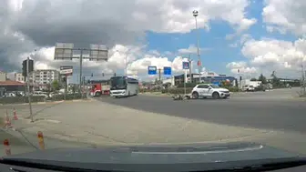 Susurluk kavşağında dikkatsizlik az kalsın can yakıyordu