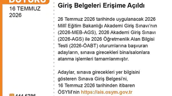 AGS ve ÖABT adayları sınav yerlerinizi hemen kontrol edin