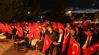 Kastamonu meydanında 15 Temmuz nöbeti ve anma töreni