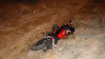 Karaman'da kavşak kazası Motosiklet sürücüsü hastaneye kaldırıldı