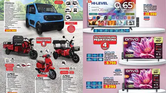 A101 market reyonlarına dört kişilik elektrikli araç geliyor