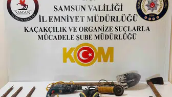 Samsun’da definecilerin halı altı kazı planı suya düştü