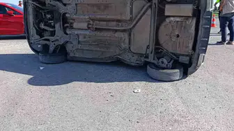 Diyarbakır Çınar yolunda iki araç çarpıştı