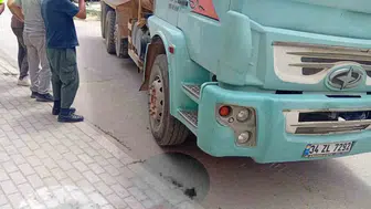 İnegöl'de yürek yakan kaza 6 yaşındaki çocuk kamyon altında kaldı