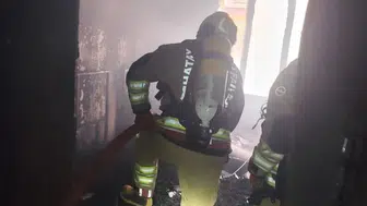Antakya’da bir evde yangın paniği yaşandı