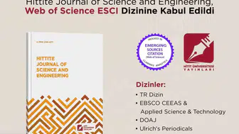 Hitit Üniversitesi'nin mühendislik dergisine uluslararası onay