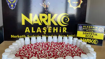 Alaşehir'de motosikletli uyuşturucu operasyonu
