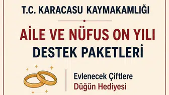 Karacasu yeni evlenen ve bebek sahibi olan ailelere destek veriyor