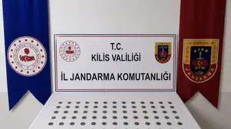 Kilis yolunda takside yakalanan tarihi hazine