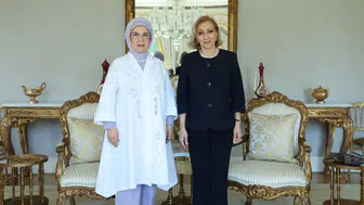 Emine Erdoğan İstanbul’da Lübnan Başbakanı’nın eşini konuk etti