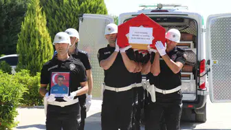 Denizli polis teşkilatını yasa boğan veda