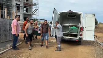 Antalya'da inşaatta beton blok kazası bir işçiyi hayattan kopardı