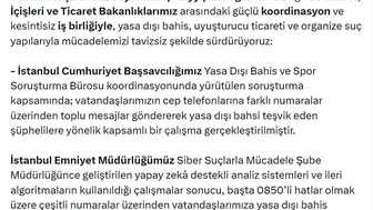 Telefonunuza gelen bahis mesajlarına büyük operasyon