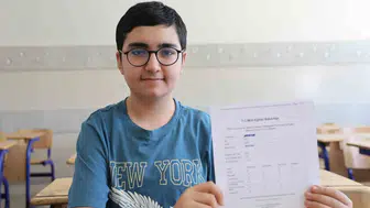 Elazığlı Sefa Fırat LGS sınavında tüm soruları hatasız çözdü