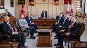 Denizli sanayicisi yeni Başsavcı ile masaya oturdu