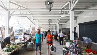 Yatağan pazaryeri 17 milyonluk yatırımla baştan aşağı yenilendi