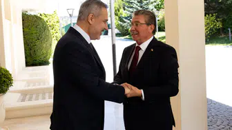 Hakan Fidan Ankara’da Ünal Üstel’i ağırladı