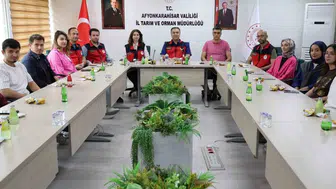 Afyonkarahisar Tarım İl Müdürlüğü stajyerlerini ağırladı