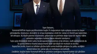 Ercan Sarıkaya’dan Mustafa Elitaş’a özel teşekkür mesajı
