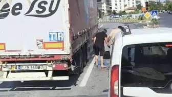 Lüleburgaz'da tır yangını paniğe neden oldu?