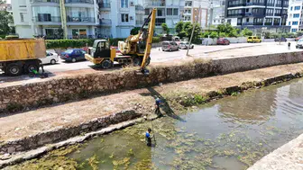 Antalya Konyaaltı'nda Arı Deresi temizliği başladı