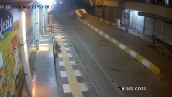 Mardin Kızıltepe’de korkutan kaza güvenlik kamerasına takıldı