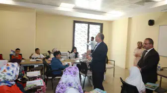 Kars Valisi Polat öğrencilerin yaz kursuna konuk oldu