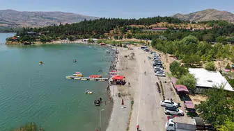 Elazığ’da deniz hasreti Hazar Gölü’nde bitiyor