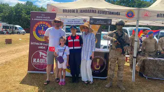 Bilecik’te karavancılar jandarma gözetiminde kamp yaptı