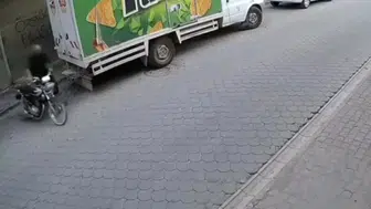 Kızıltepe'de motosiklet hırsızlığı güvenlik kamerasına takıldı