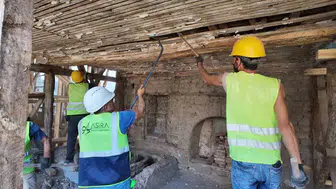 Denizli’nin asırlık Şerbetçioğlu Konağı yeniden hayat buluyor