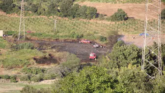 Çanakkale Bayramiç’te tarım arazisinde yangın paniği