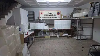 İzmir'de merdiven altı operasyonu