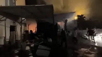 Hatay Dörtyol’da samanlık yangını paniği