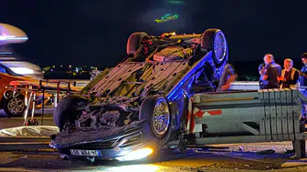 Beykoz TEM Otoyolu'nda gece yarısı trafik kazası 1 ölü