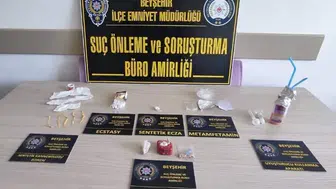 Beyşehir yolunda durdurulan araçtan uyuşturucu deposu çıktı