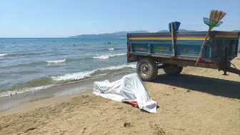 Pamucak sahilinde korkunç keşif