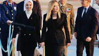Meloni NATO zirvesi için Ankara'ya indi