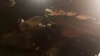 Çınar yolunda otomobil sürüye daldı 15 koyun öldü