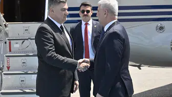 Hırvatistan lideri Milanovic NATO zirvesi için Ankara'da