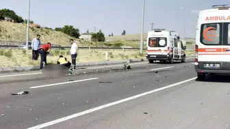 Kayseri'de motosiklet kazası bir can aldı