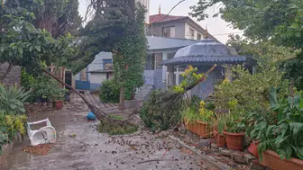 Manisa Kırkağaç'ta fırtına dehşeti yaşandı