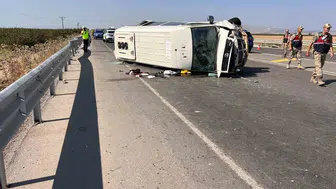 Hatay yolunda can pazarı İşçi servisi kazasında acı haber