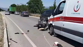 Denizli Acıpayam'da feci kaza Elektrikli bisiklet sürücüsü hayatını kaybetti
