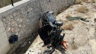 Çorum’da direksiyon hakimiyetini kaybeden sürücü dereye uçtu